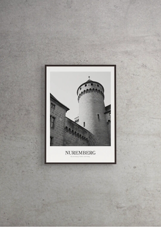 Nuremberg Castle - Classic Framed Architecture Print