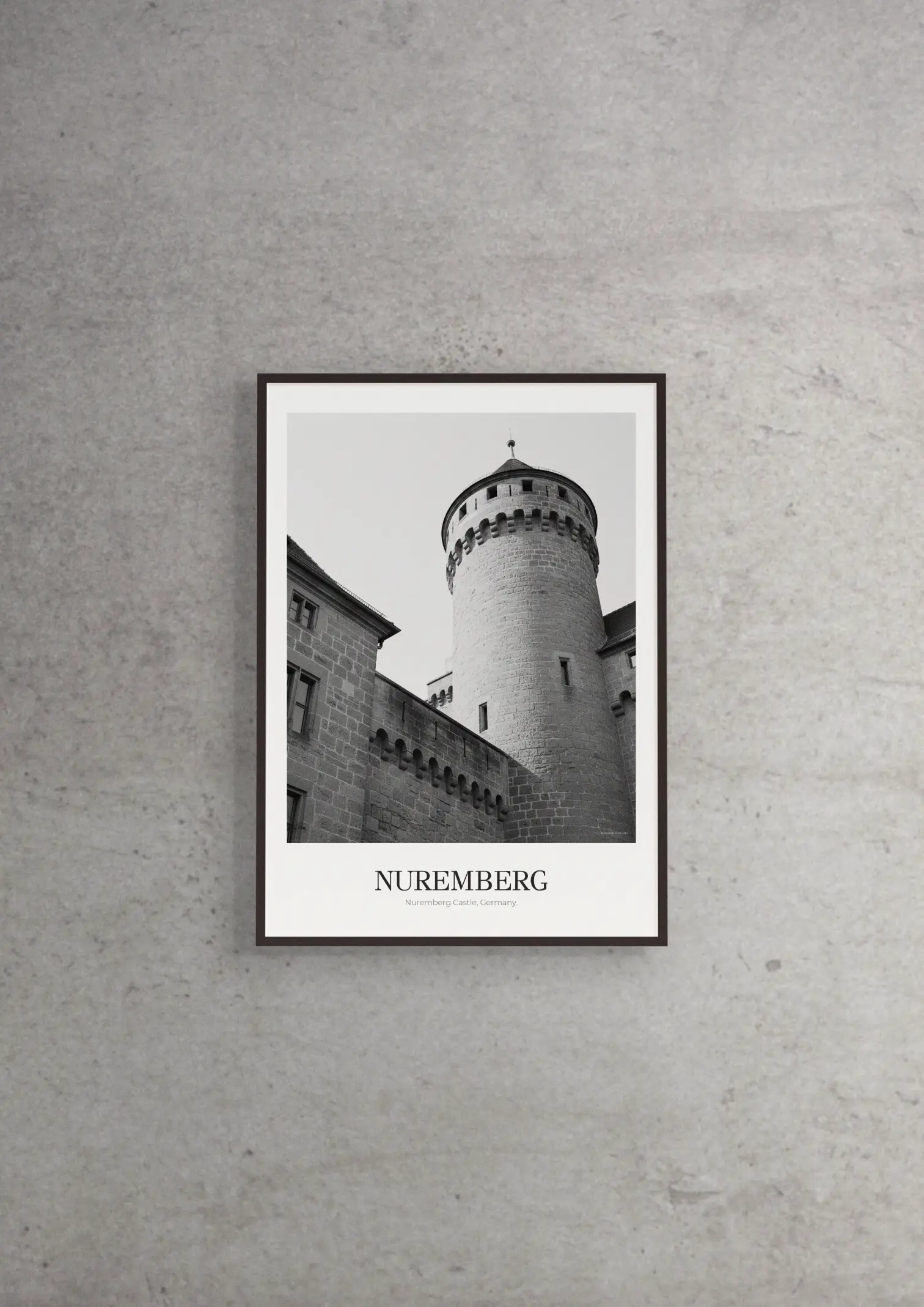 Nuremberg Castle - Classic Framed Architecture Print