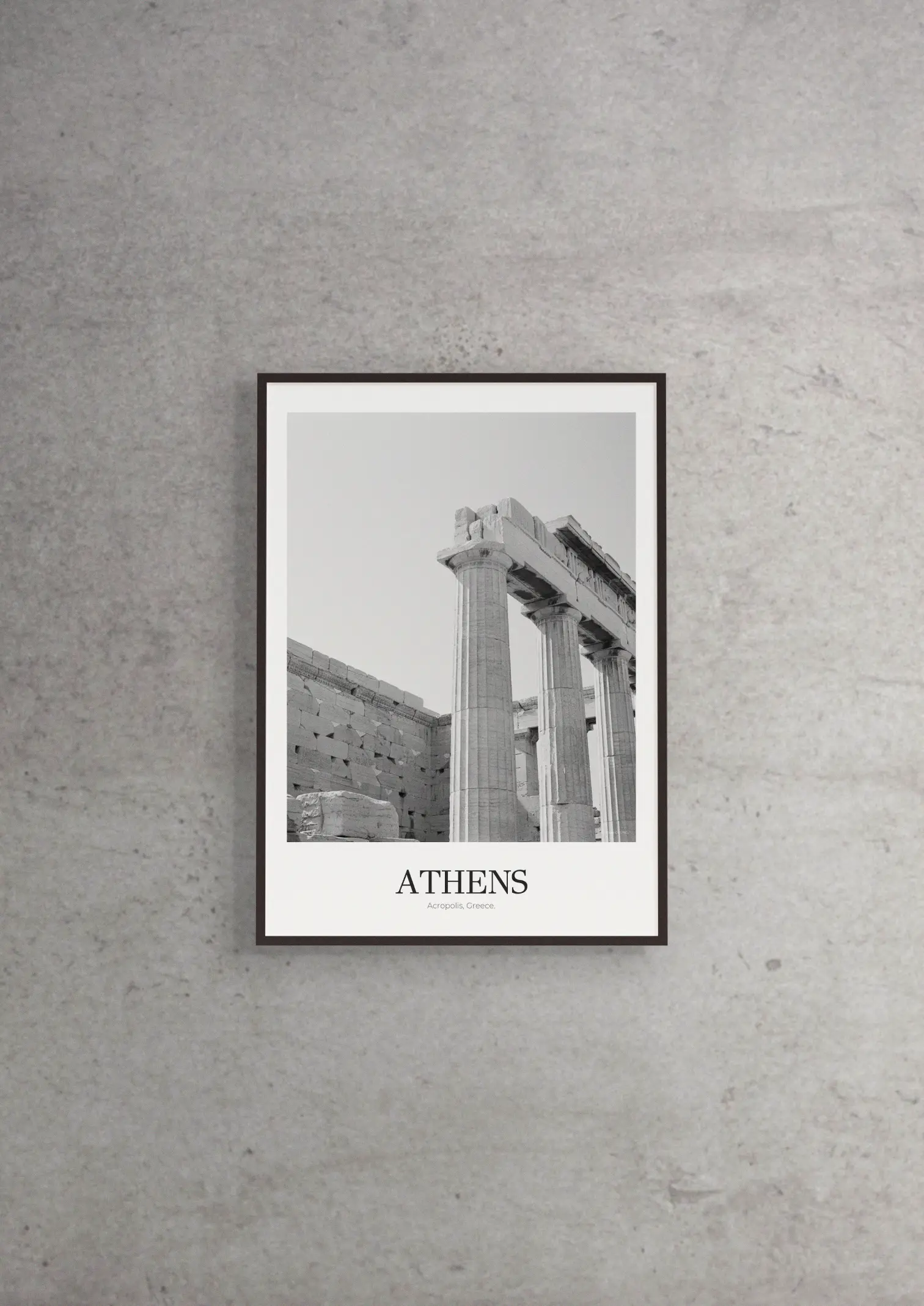 Acropolis - Classic Framed Architecture Print