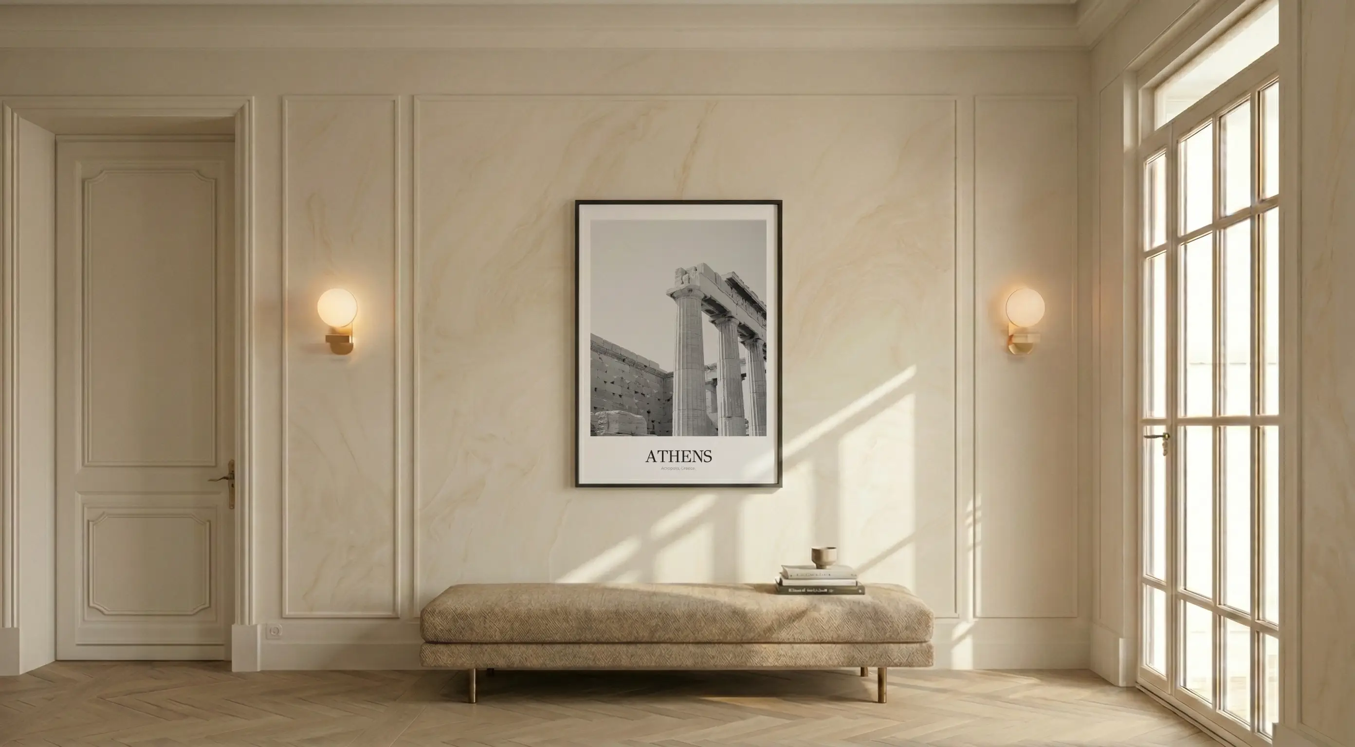 Acropolis - Classic Framed Architecture Print