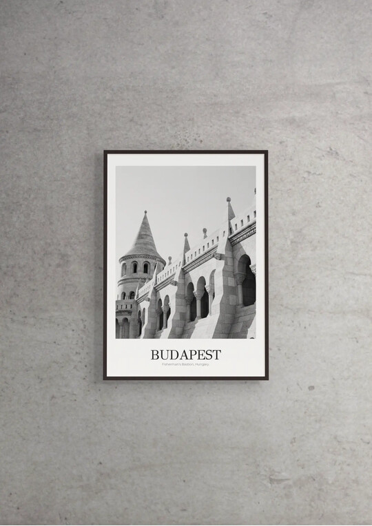 Fisherman's Bastion - Classic Framed Architecture Print
