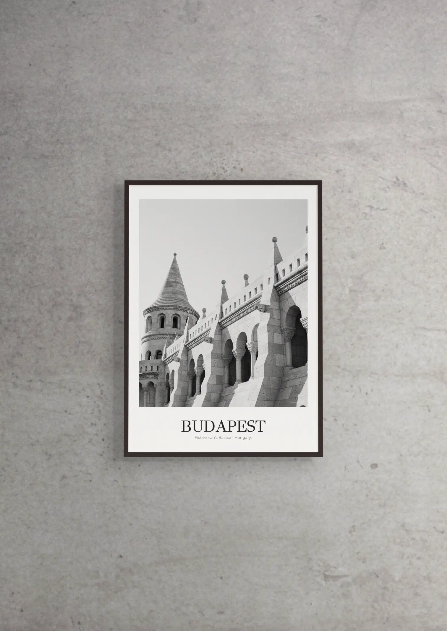 Fisherman's Bastion - Classic Framed Architecture Print