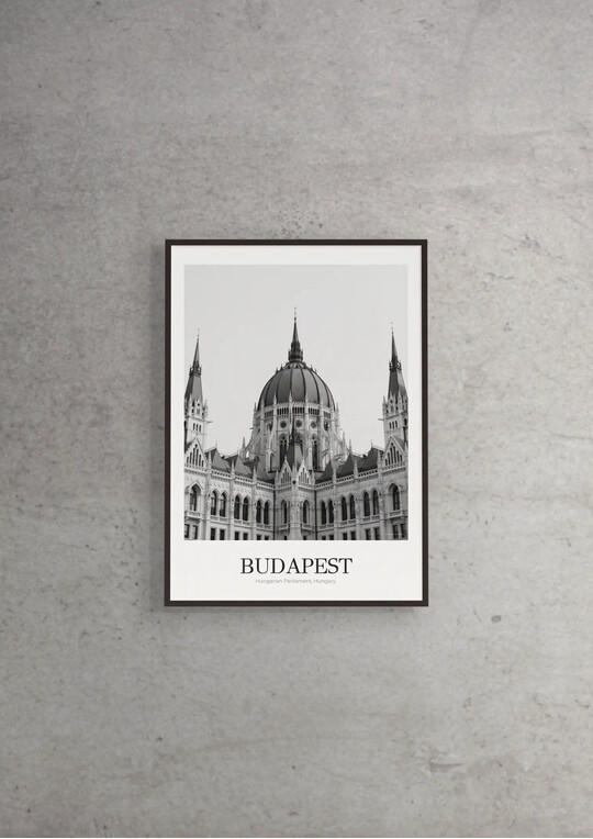 Hungarian Parliament - Classic Framed Architecture Print