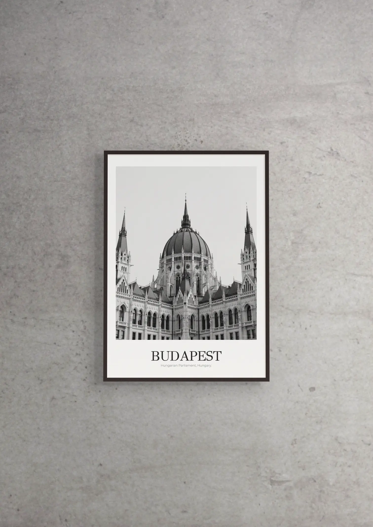 Hungarian Parliament - Classic Framed Architecture Print