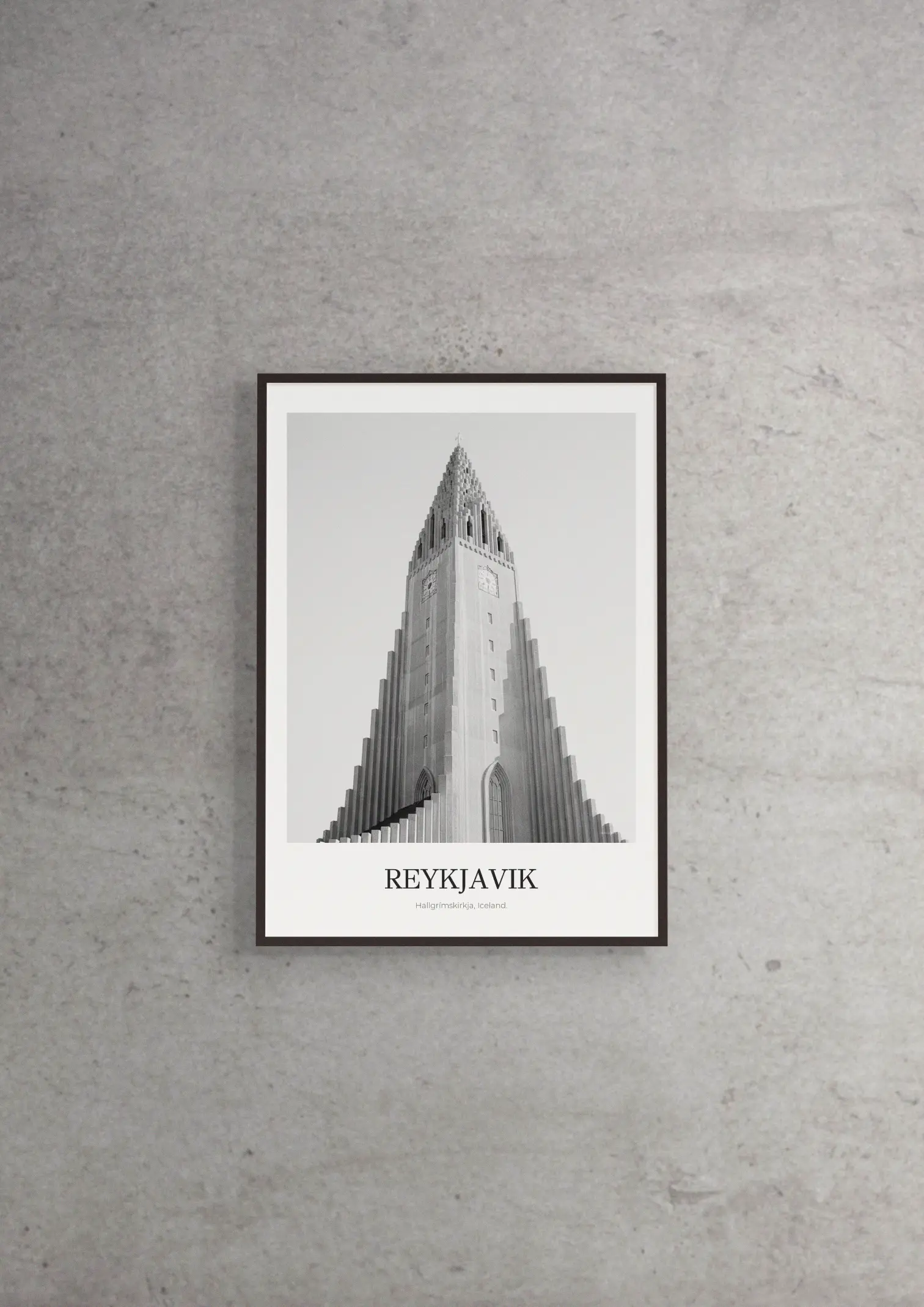 Hallgrímskirkja - Classic Framed Architecture Print