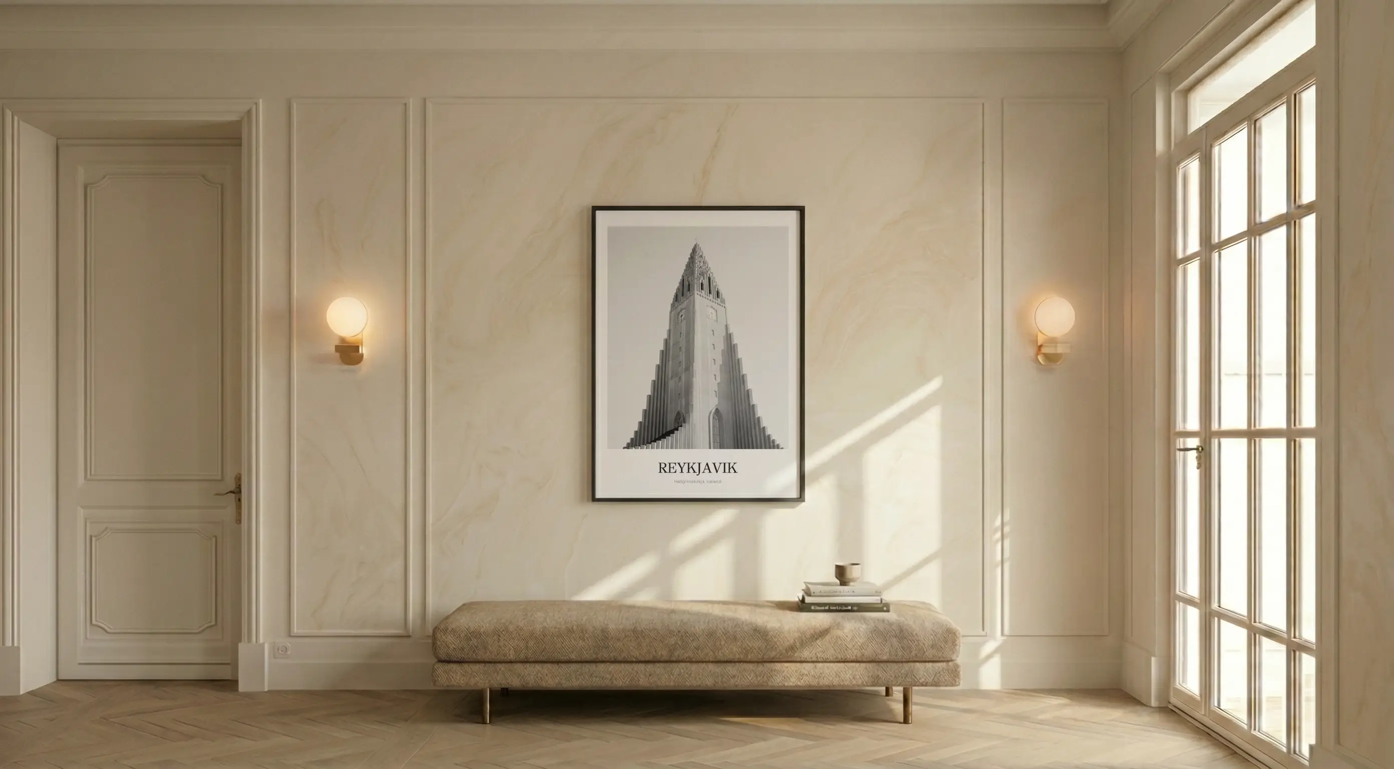 Hallgrímskirkja - Classic Framed Architecture Print