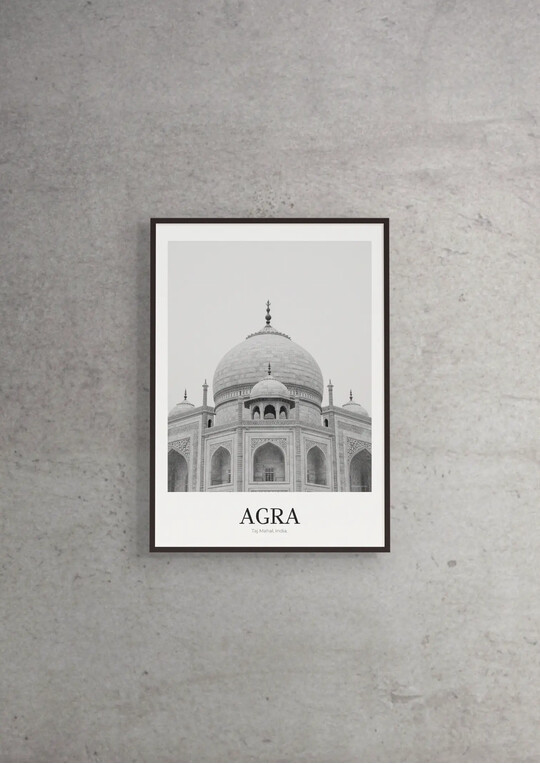 Taj Mahal - Classic Framed Architecture Print