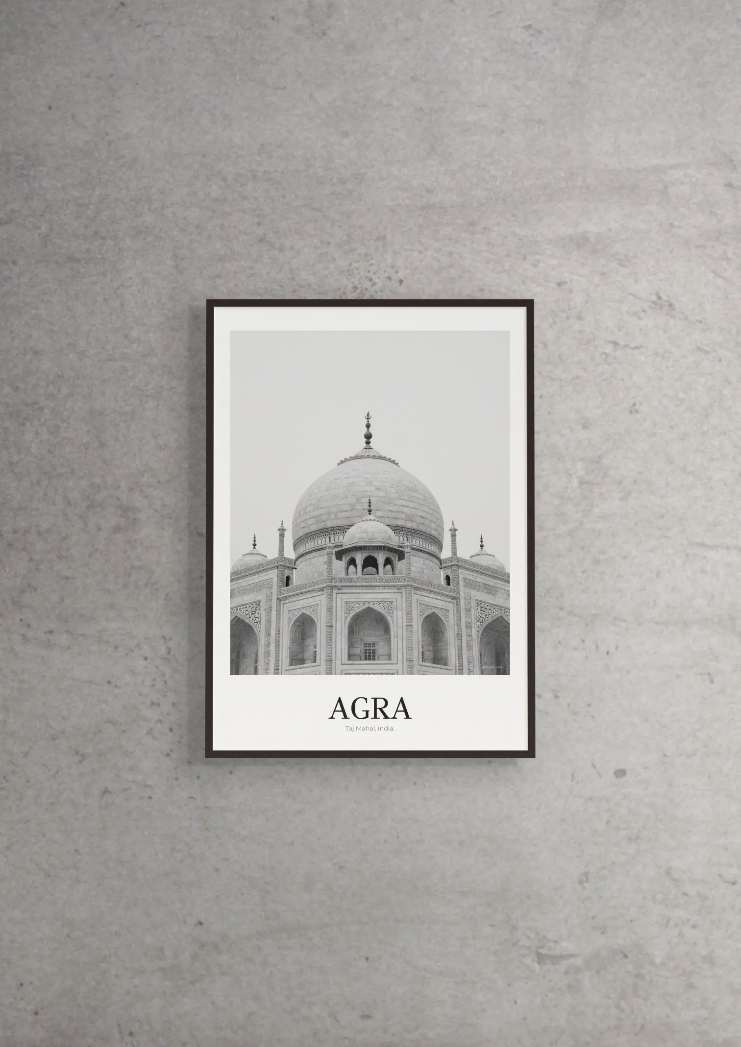 Taj Mahal - Classic Framed Architecture Print