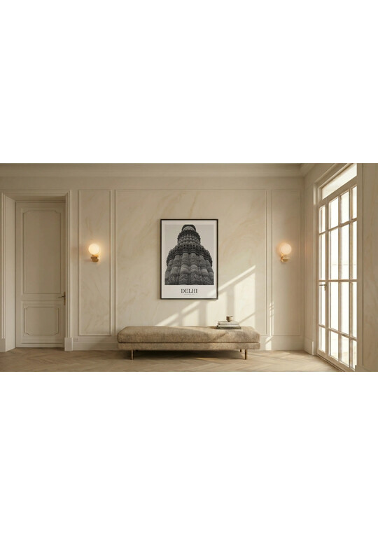 Qutub Minar - Classic Framed Architecture Print