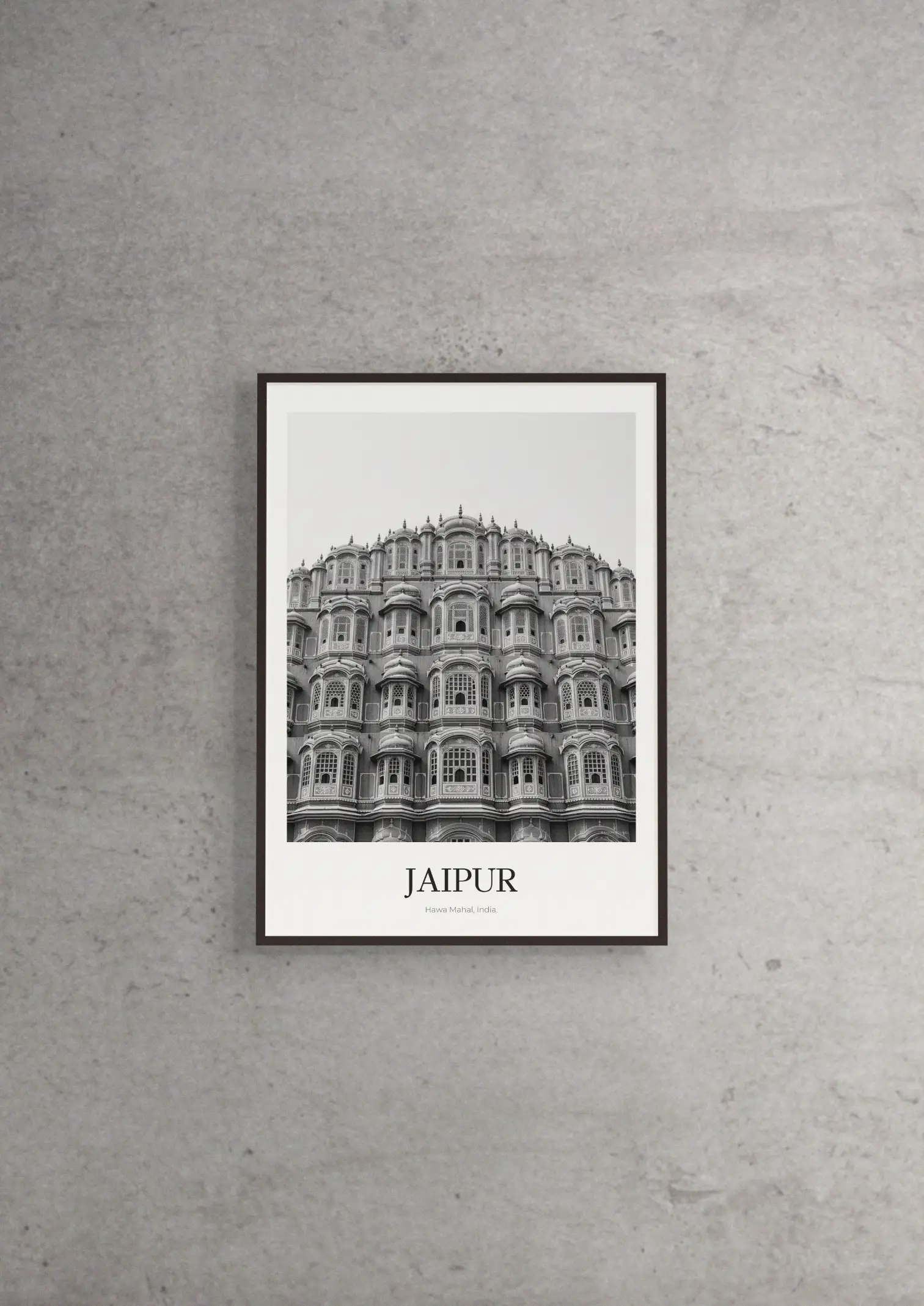 Hawa Mahal - Classic Framed Architecture Print
