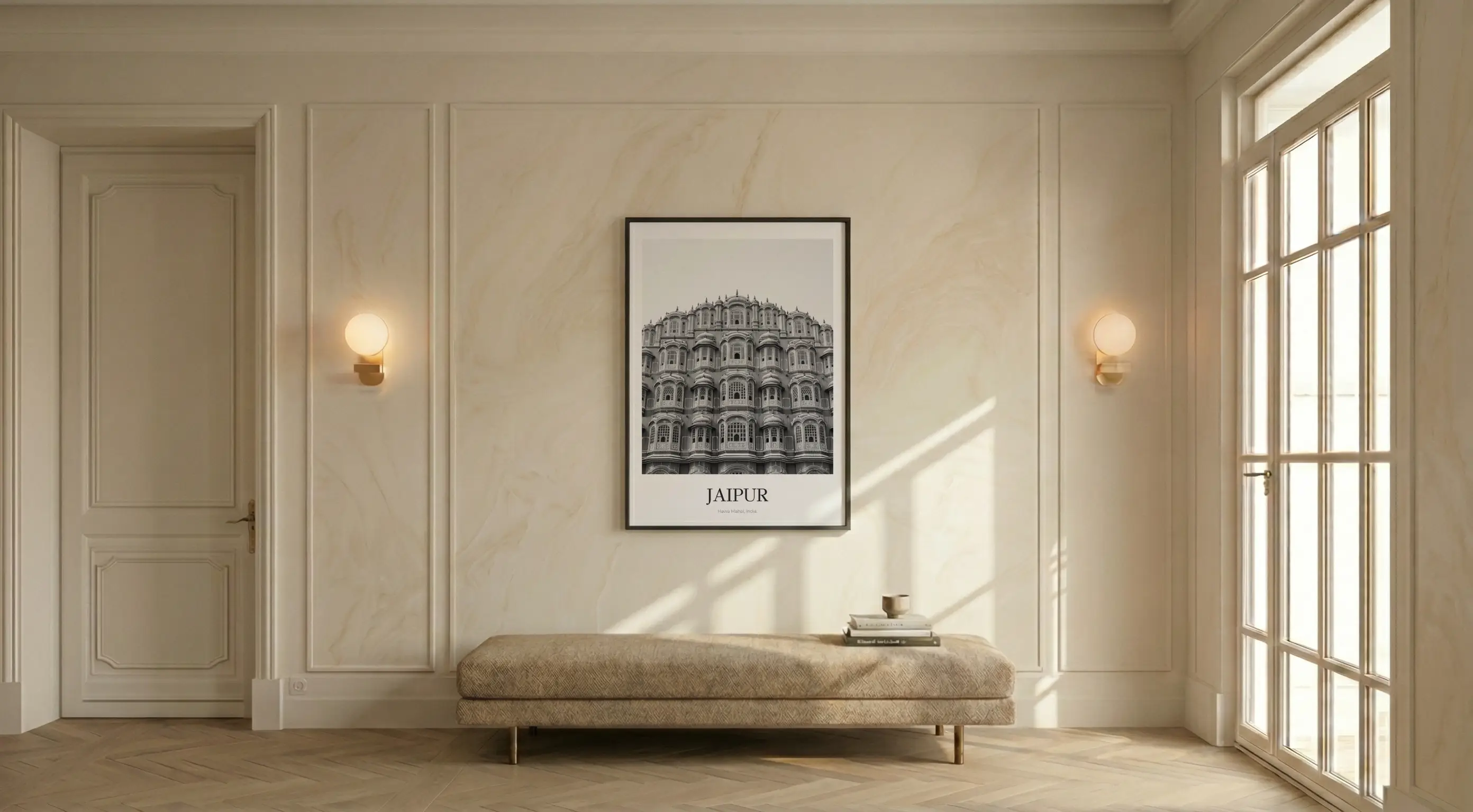 Hawa Mahal - Classic Framed Architecture Print