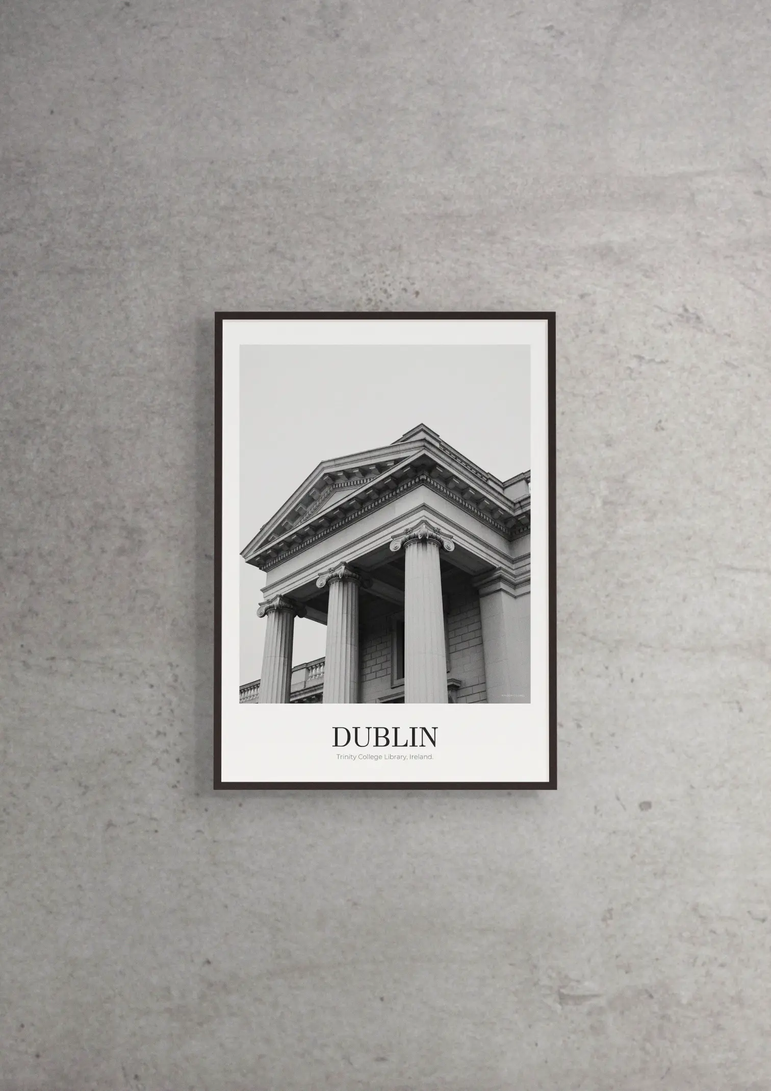 Trinity College Library - Classic Framed Architecture Print