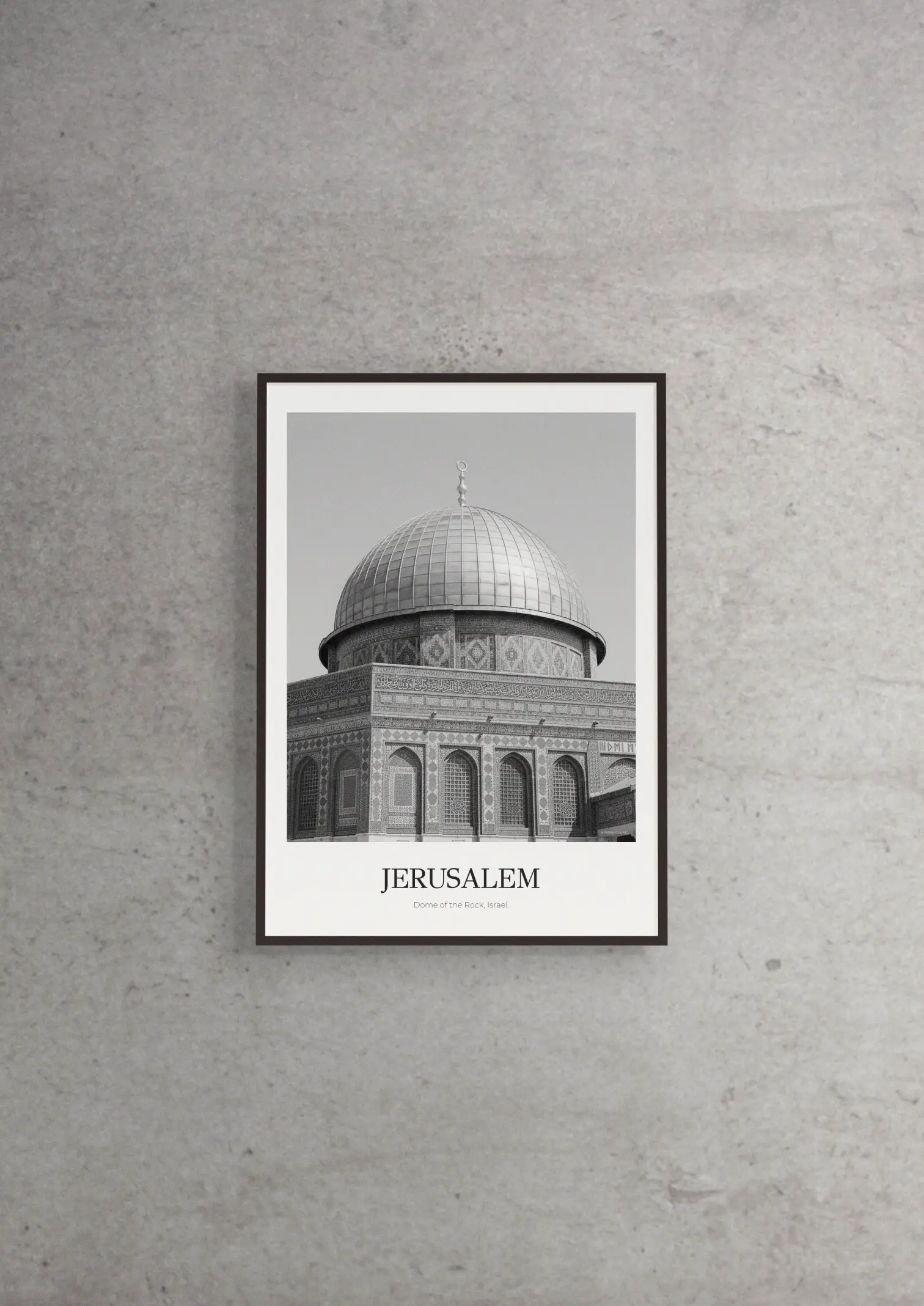 Dome of the Rock - Classic Framed Architecture Print