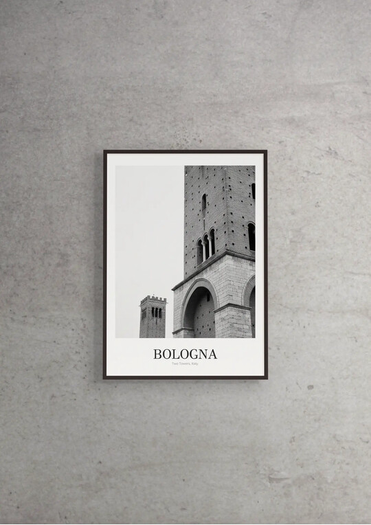 Two Towers - Classic Framed Architecture Print