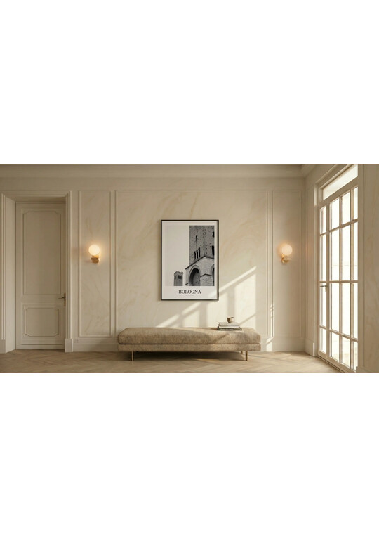 Two Towers - Classic Framed Architecture Print