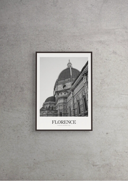 Florence Cathedral - Classic Framed Architecture Print