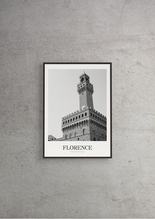 Palazzo Vecchio - Classic Framed Architecture Print