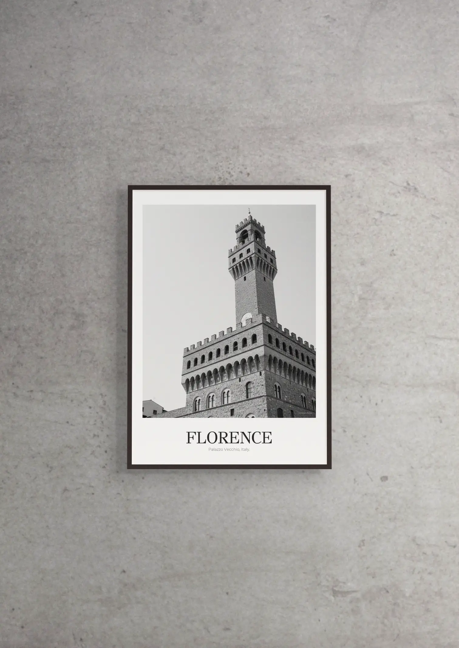 Palazzo Vecchio - Classic Framed Architecture Print