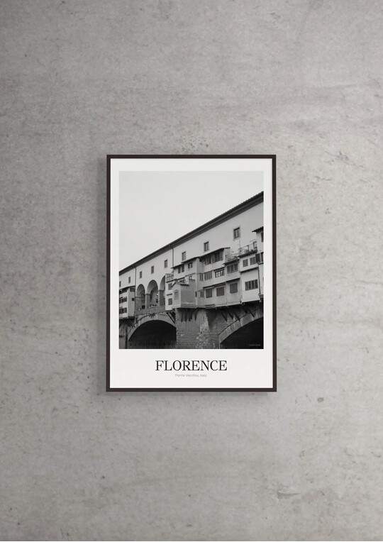 Ponte Vecchio - Classic Framed Architecture Print