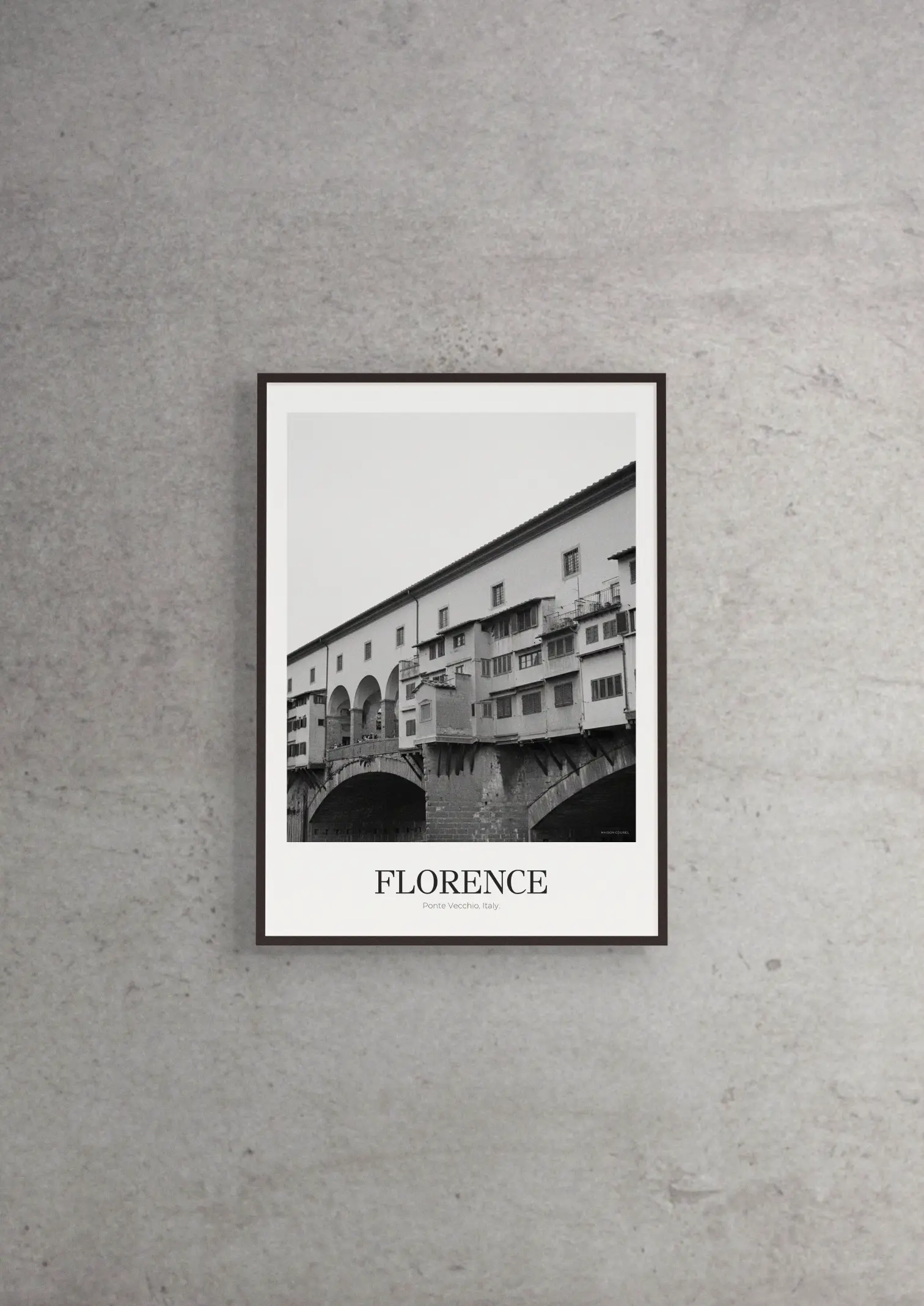 Ponte Vecchio - Classic Framed Architecture Print