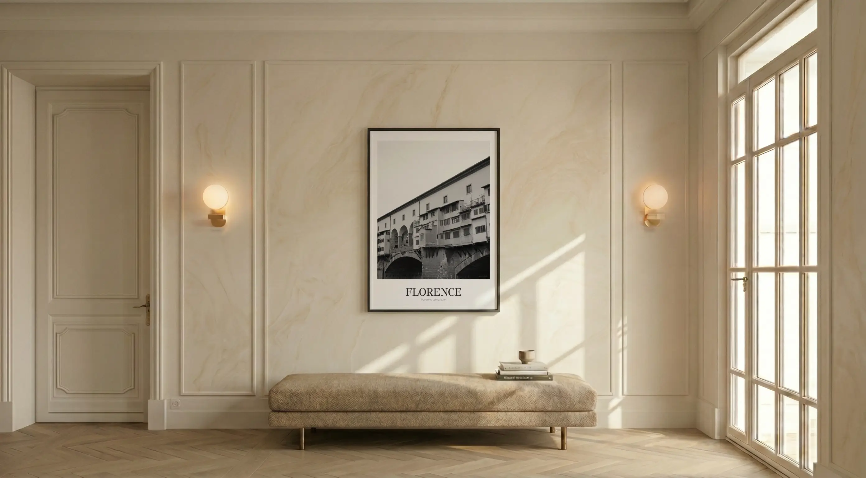 Ponte Vecchio - Classic Framed Architecture Print