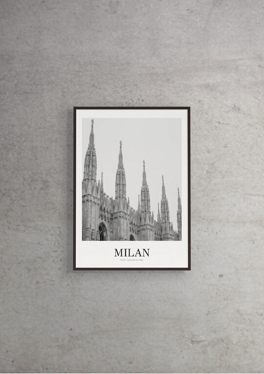 Milan Cathedral - Classic Framed Architecture Print
