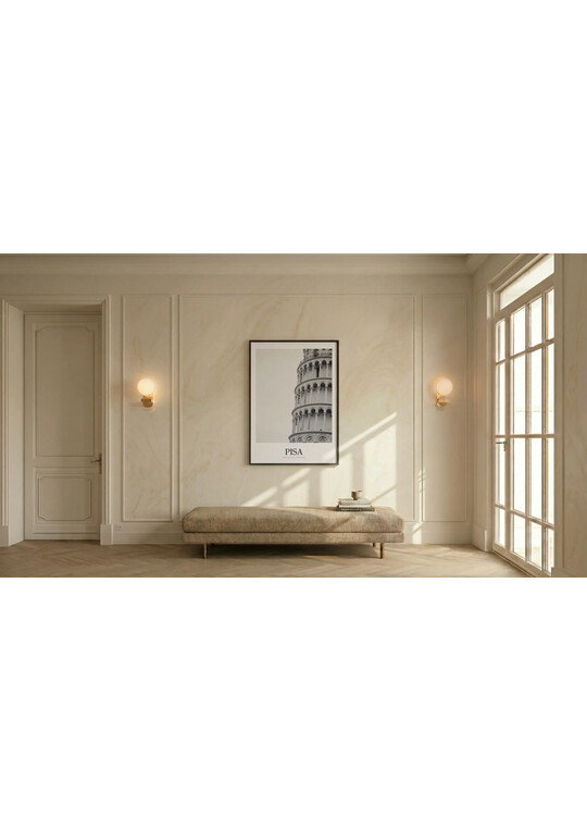 Leaning Tower of Pisa - Classic Framed Architecture Print