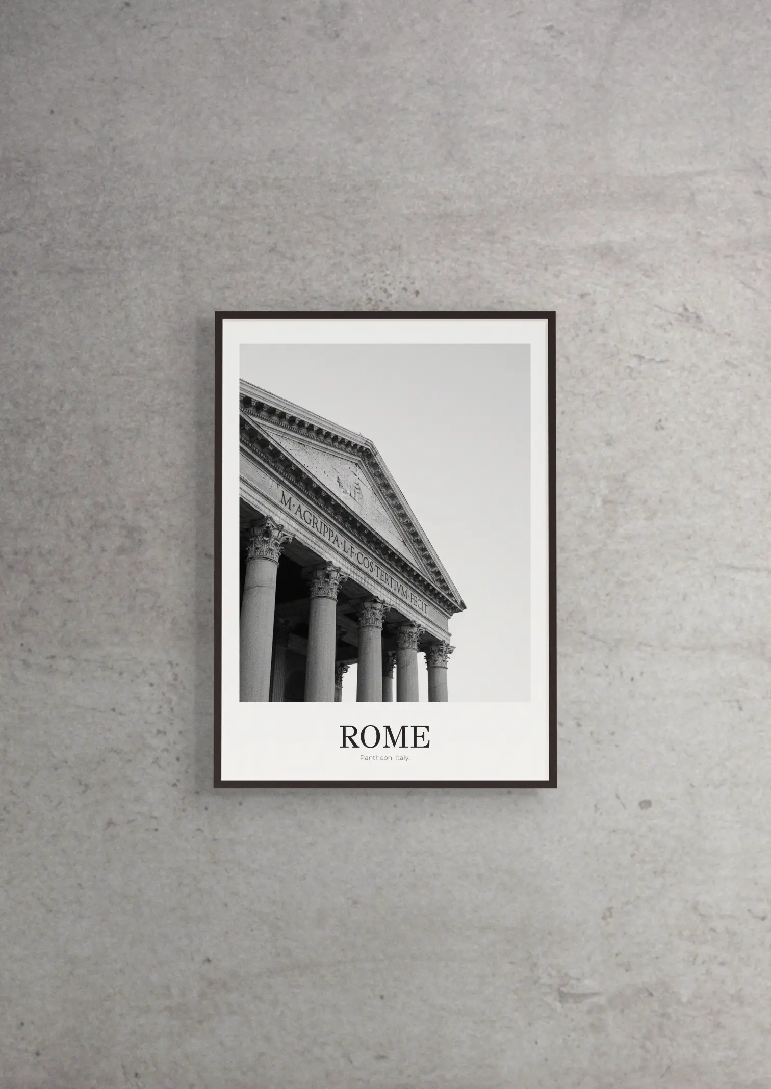 Pantheon - Classic Framed Architecture Print