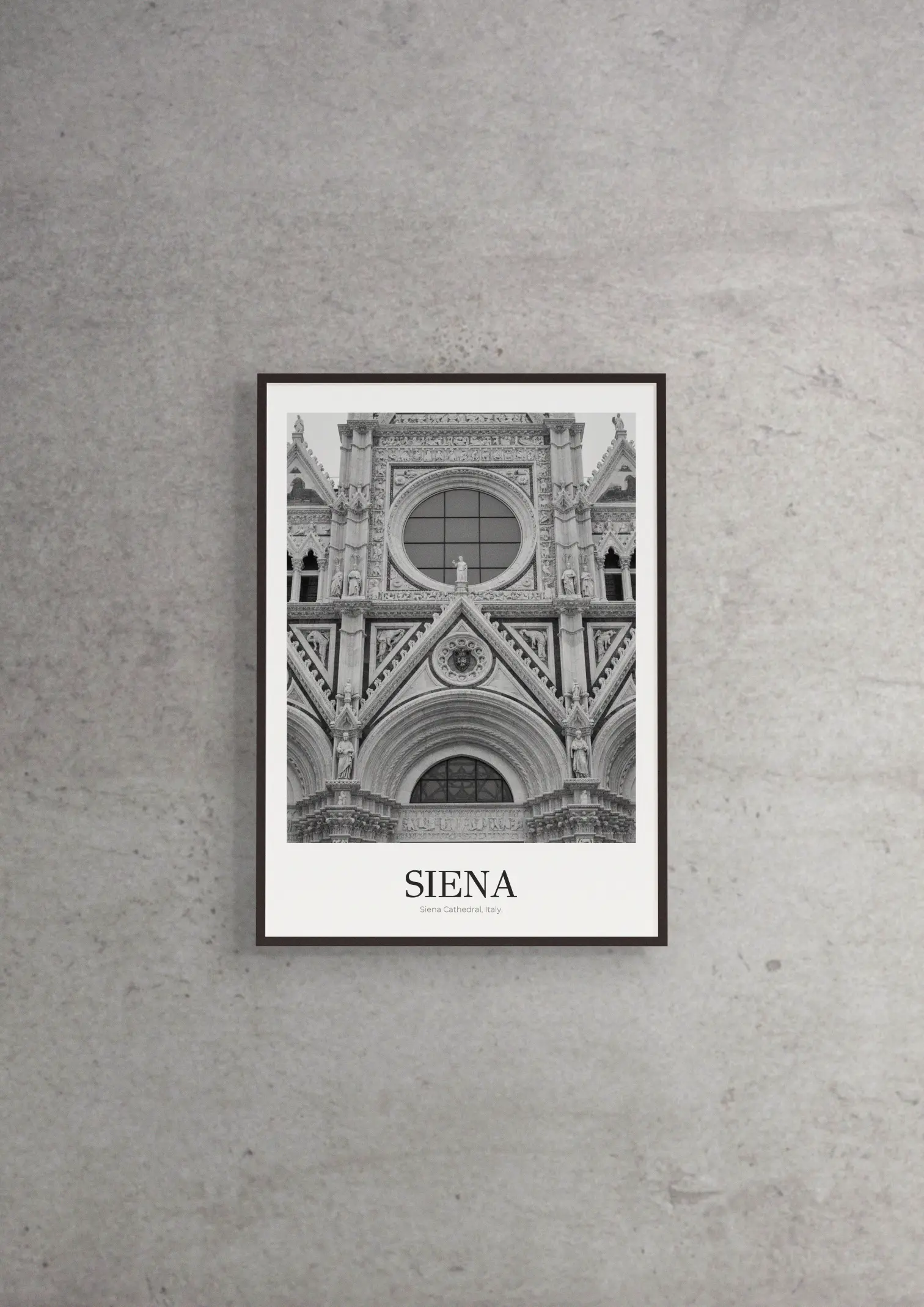 Siena Cathedral - Classic Framed Architecture Print