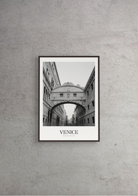 Bridge of Sighs - Classic Framed Architecture Print