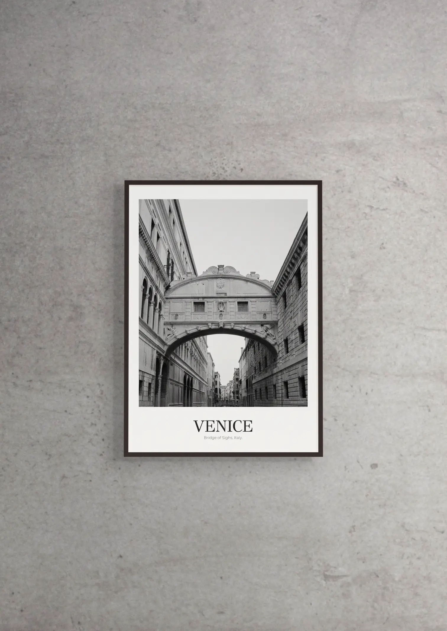 Bridge of Sighs - Classic Framed Architecture Print