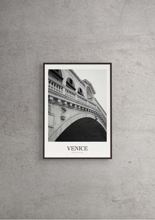 Rialto Bridge - Classic Framed Architecture Print