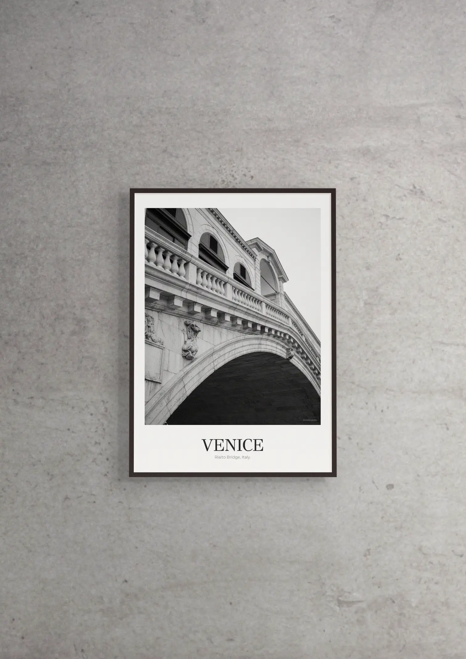 Rialto Bridge - Classic Framed Architecture Print