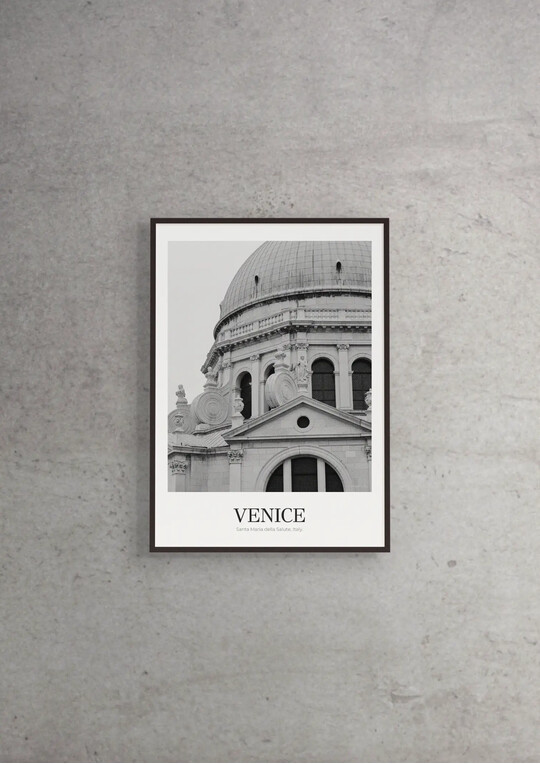 Santa Maria della Salute - Classic Framed Architecture Print