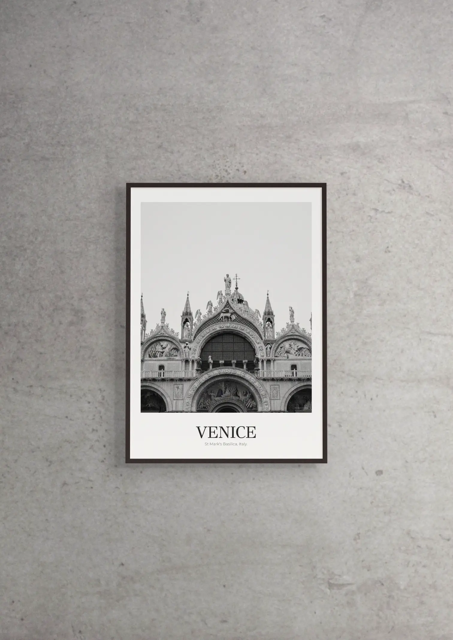 St Mark's Basilica - Classic Framed Architecture Print