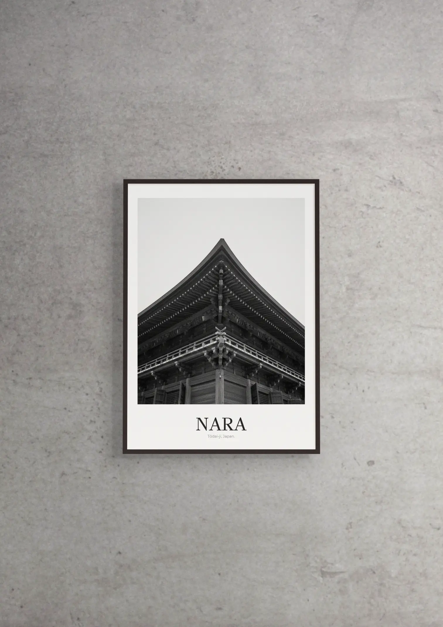 Tōdai-ji - Classic Framed Architecture Print