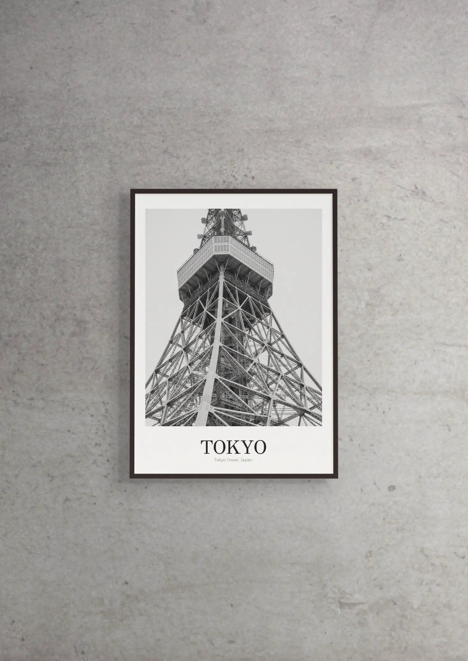 Tokyo Tower - Classic Framed Architecture Print