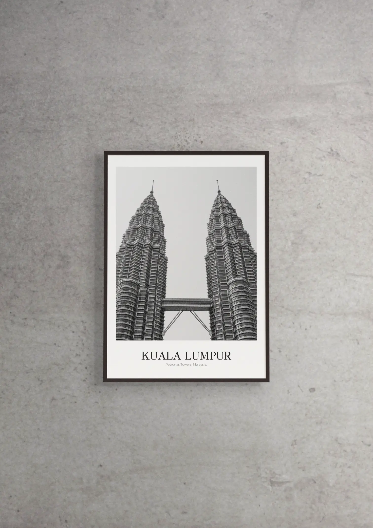 Petronas Towers - Classic Framed Architecture Print