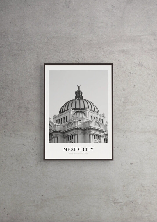 Palacio de Bellas Artes - Classic Framed Architecture Print