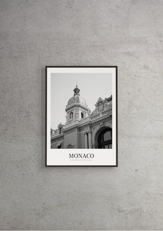Casino de Monte-Carlo - Classic Framed Architecture Print