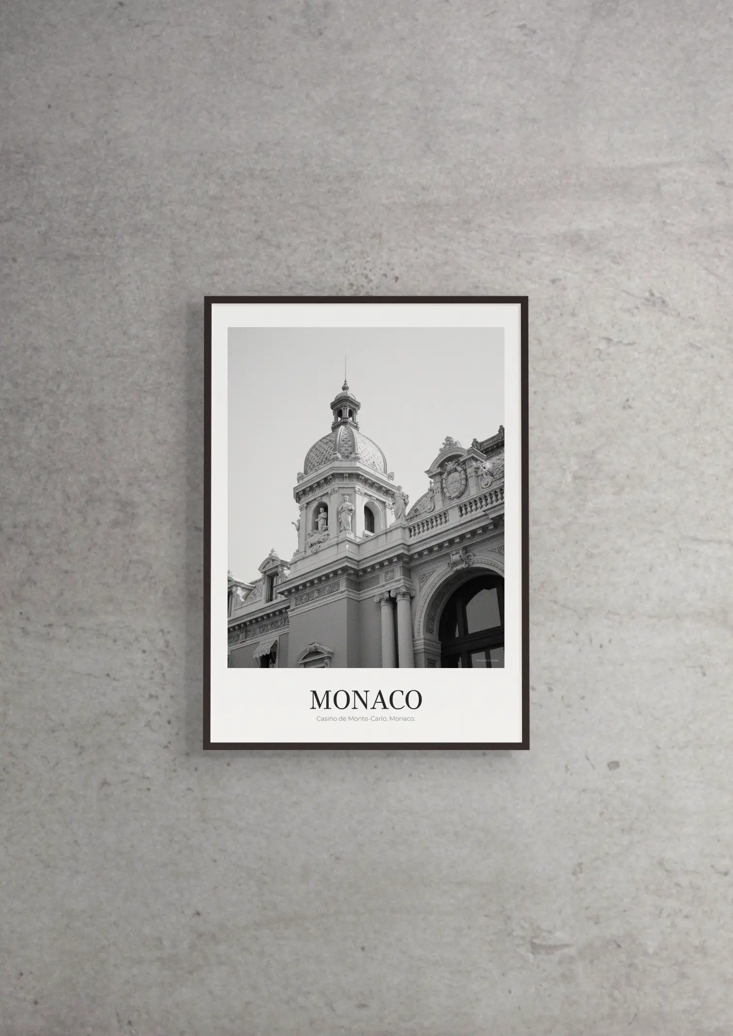 Casino de Monte-Carlo - Classic Framed Architecture Print
