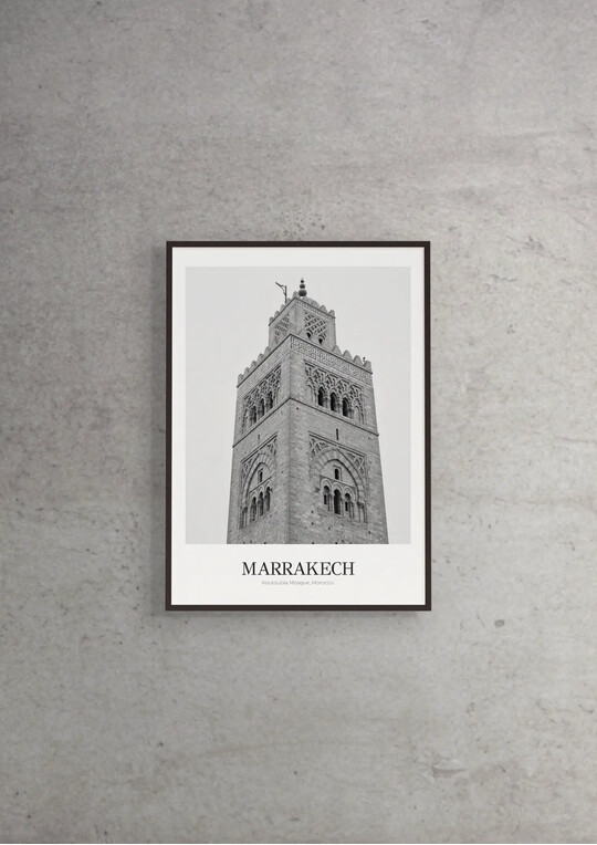 Koutoubia Mosque - Classic Framed Architecture Print