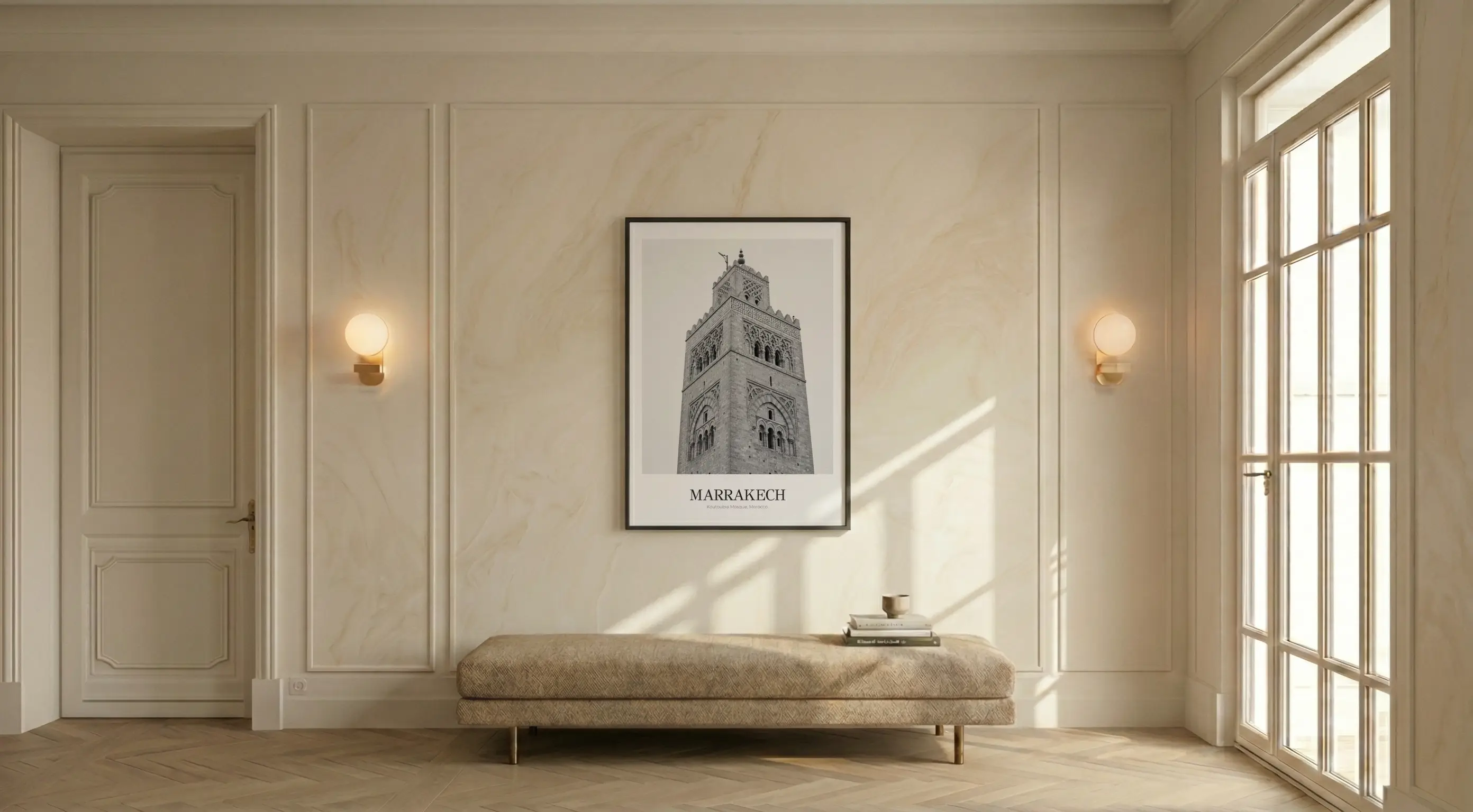 Koutoubia Mosque - Classic Framed Architecture Print
