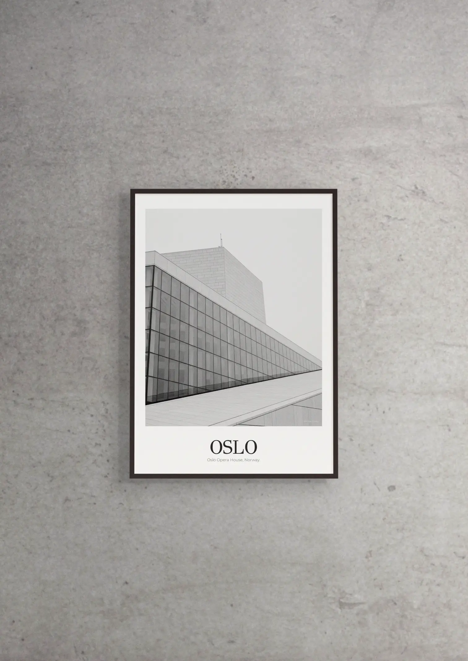 Oslo Opera House - Classic Framed Architecture Print