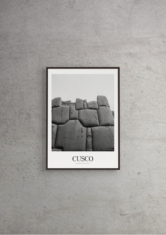 Sacsayhuamán - Classic Framed Architecture Print