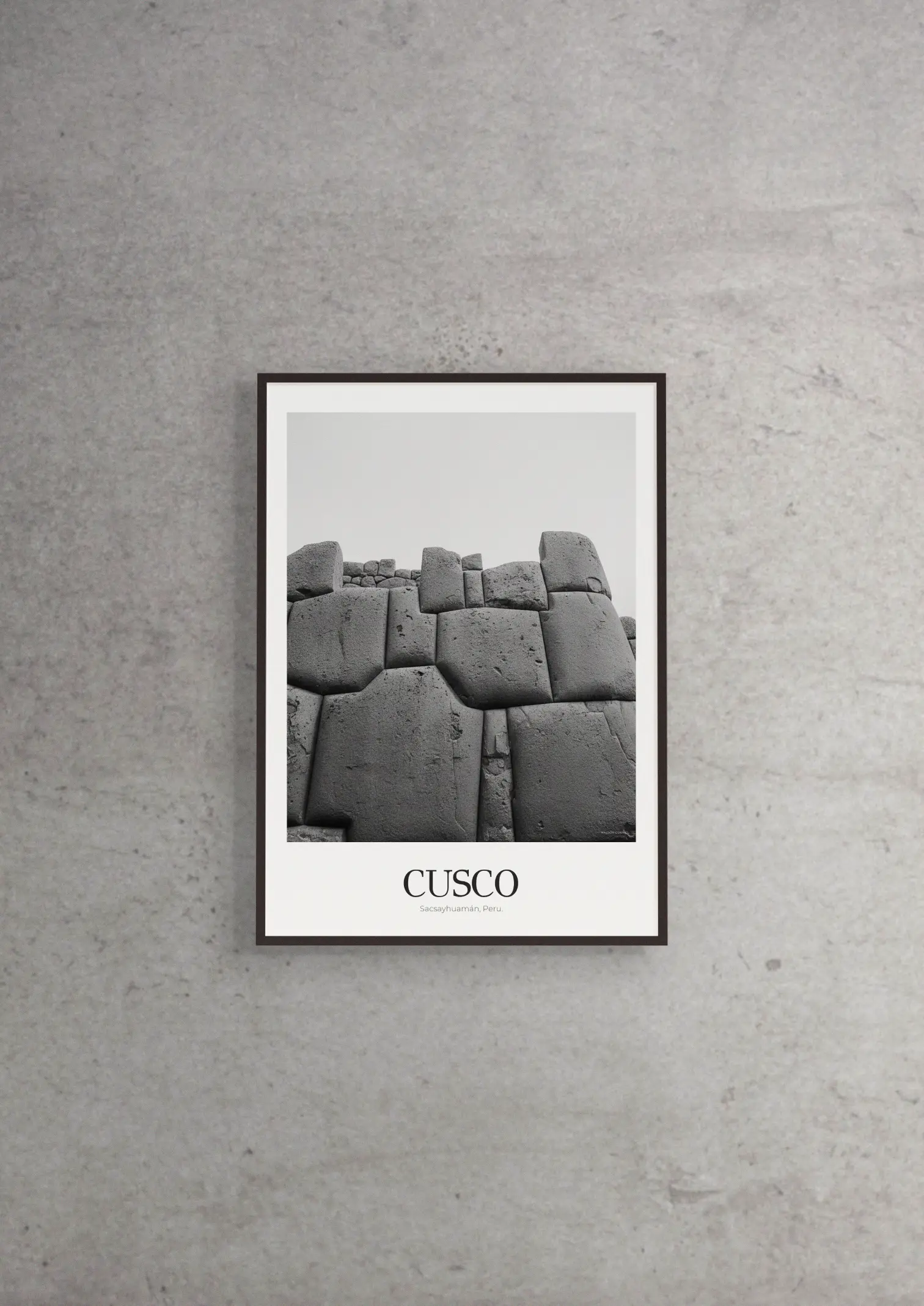 Sacsayhuamán - Classic Framed Architecture Print