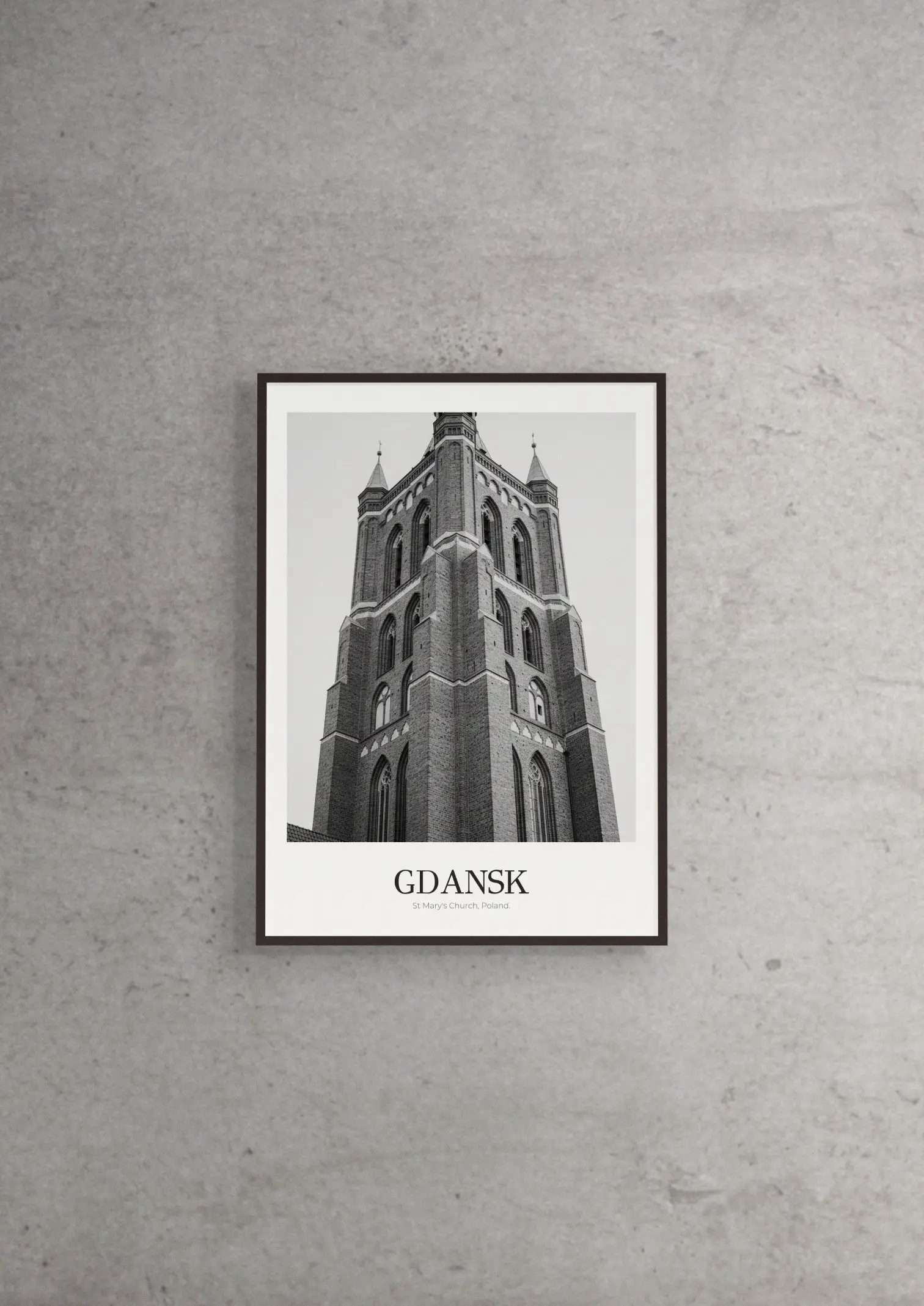 St Mary's Church - Classic Framed Architecture Print