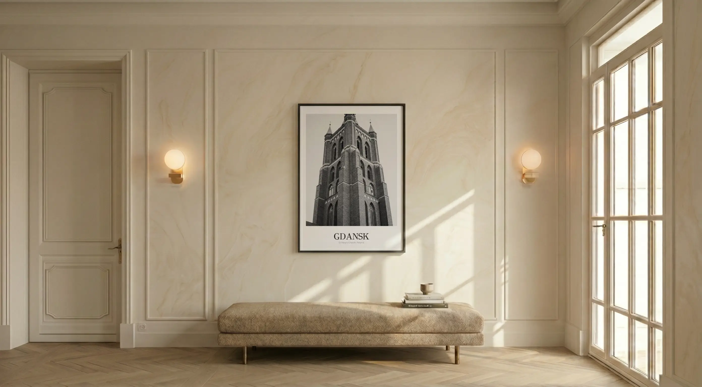 St Mary's Church - Classic Framed Architecture Print