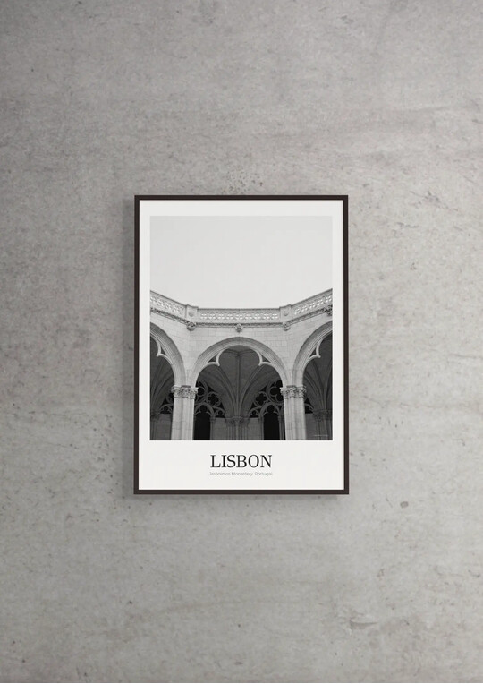 Jerónimos Monastery - Classic Framed Architecture Print