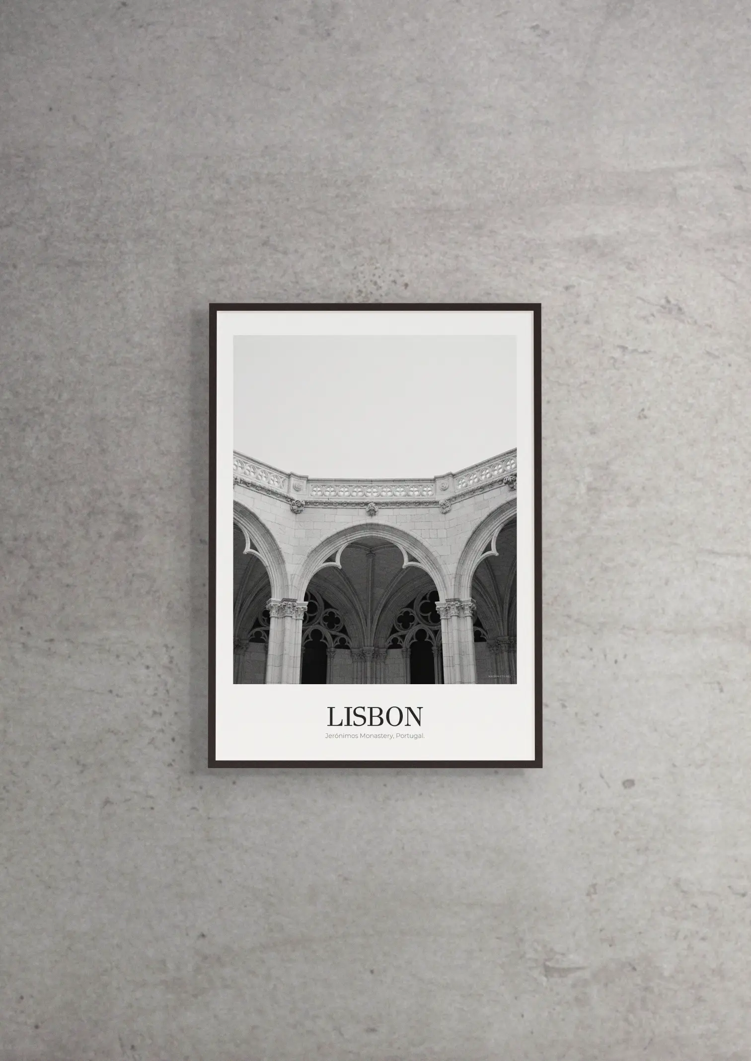 Jerónimos Monastery - Classic Framed Architecture Print